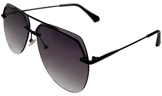 Black Frame with Purple Gradient Aviator