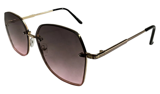 Black and Purple Gradient Women Sunglasses