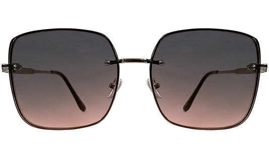 Black and orange Gradient Women Sunglasses