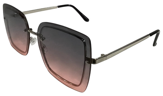 Black and orange Gradient Women Sunglasses