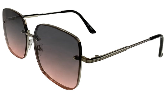 Black and orange Gradient Women Sunglasses