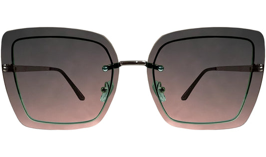 Black and orange Gradient Women Sunglasses