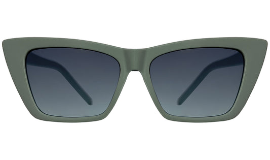 Sea Green with Blue Gradient UV Cateye Sunglasses