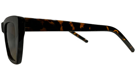 Havana with Yellow Gradient UV Cateye Sunglasses