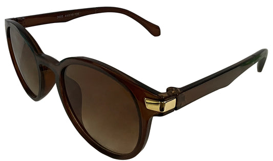 Brown Round Sunglasses for Kids