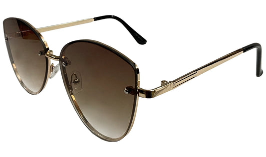 Dark Brown Gradient Cat eye Sunglasses