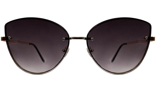 Dark Purple Gradient Cateye Women Sunglasses
