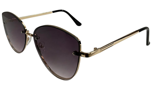 Dark Purple Gradient Cateye Women Sunglasses