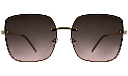 Gray And Pink Gradient Women Sunglasses