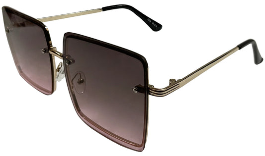 Grey And Pink Gradient Women sunglasses