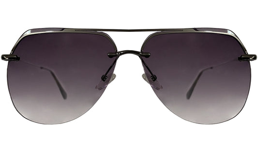 Gunmetal Frame with Purple Gradient Aviator