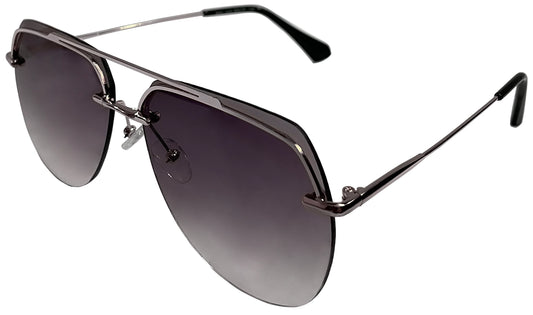 Gunmetal Frame with Purple Gradient Aviator
