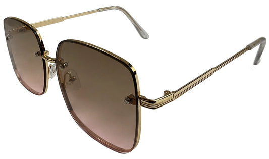 Light Brown Gradient Women Sunglasses