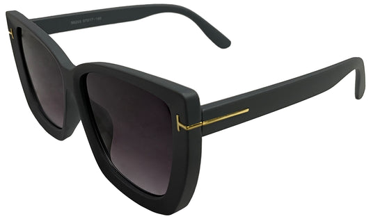 Purple Lens & Grey UV Protected Cateye Sunglasses