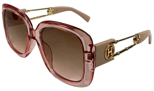 Transparent Pink Women Sunglasses