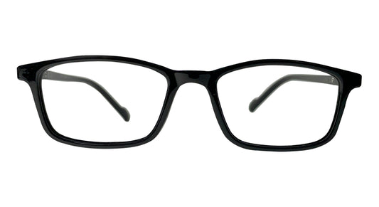 Black Rectangle Eyeglasses