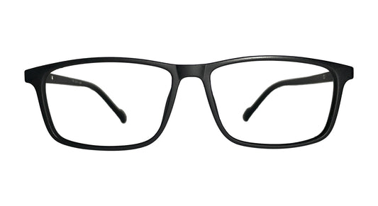 Black Rectangle Eyeglasses