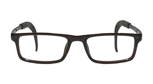Glossy Brown Kids Eyeglasses