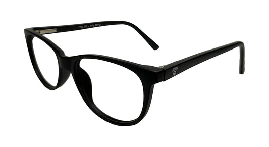 Matte Black Cateye Eyeglasses