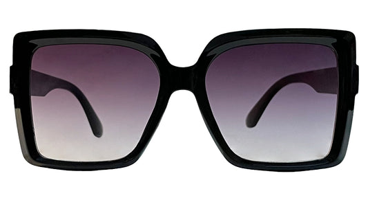 Black Big Square Sunglasses