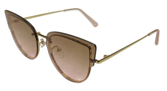 Brown Gradient Cateye Sunglasses