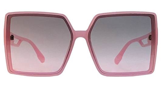 Pink Big Square Sunglasses