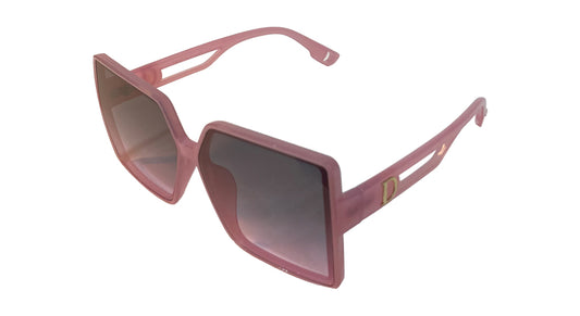 Pink Big Square Sunglasses