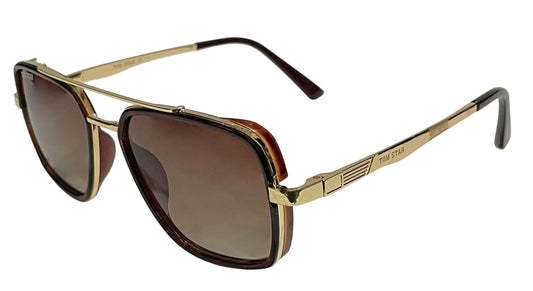 Tom Star Brown Square Sunglasses