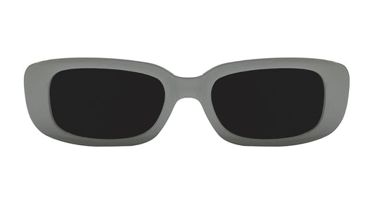 White Rectangle Sunglasses