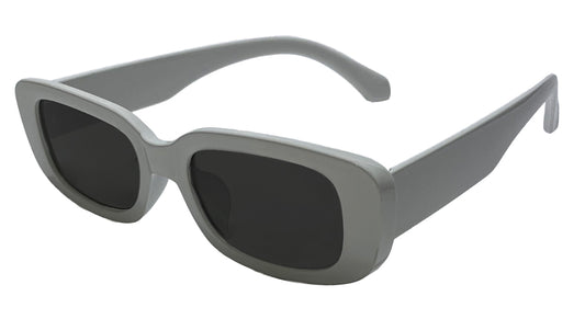 White Rectangle Sunglasses
