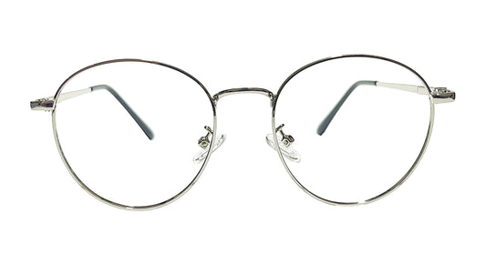 Round Silver Eyeglasses