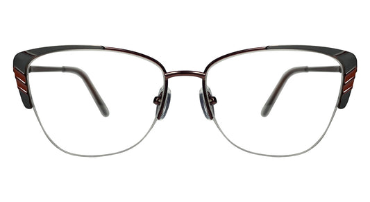 Cinnamon Brown with Black Cateye
