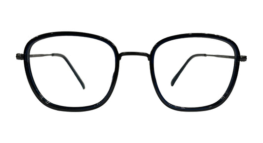 Dark Blue Square Eyeglasses