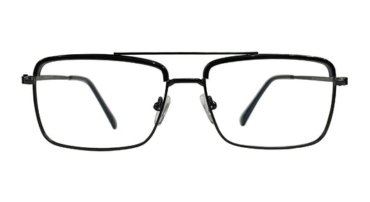 Dual Bridge Rectangle Eyeglasses