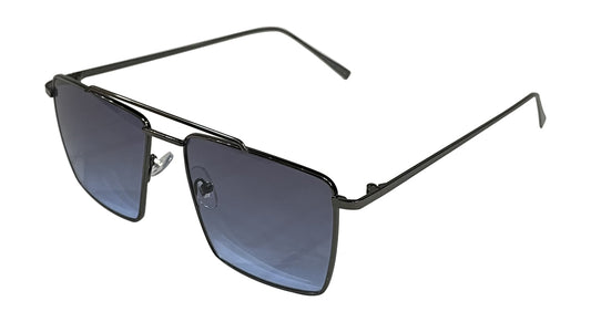 Full Rim Blue Square Sunglasses