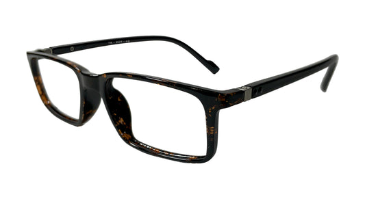 Havana Rectangle Eyeglasses