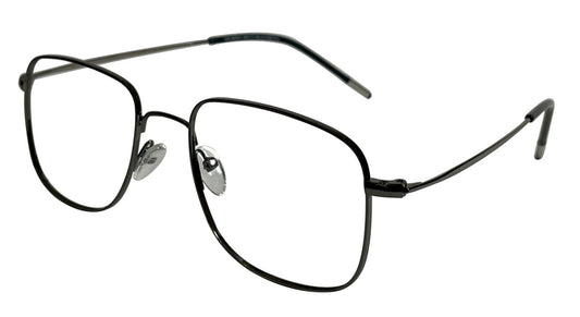 Square Gunmetal Eyeglasses