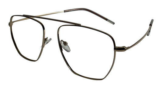 Upper Bridge Square Eyeglasses