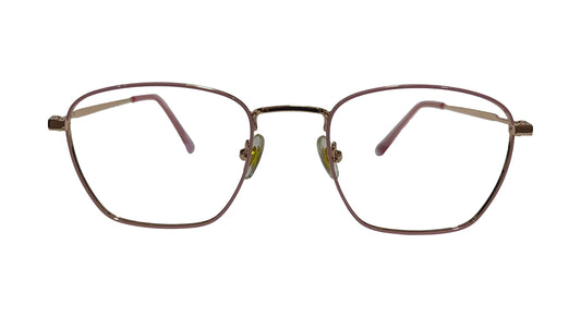 Pink & Rosegold Rectangle Eyeglasses