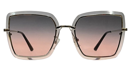 Silver Frame with Two Tone Lenses