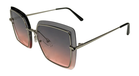 Silver Frame with Two Tone Lenses