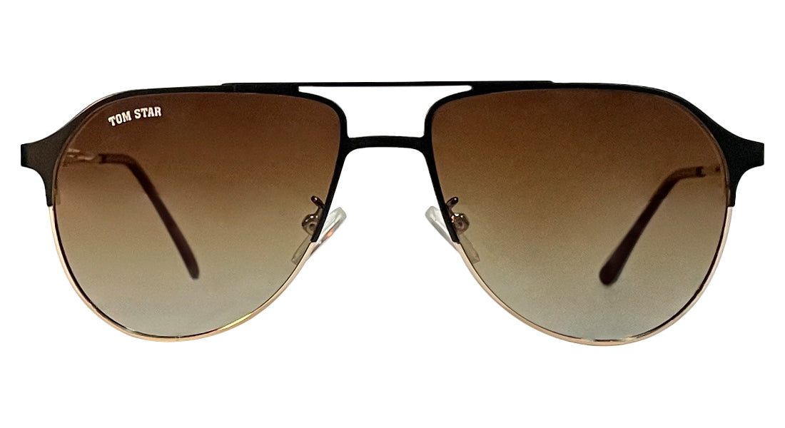 Buy Tom Star Aviator Sunglasses with Brown Lenses Bombay Optical