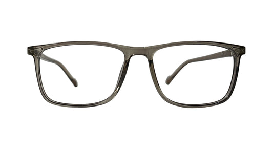 Transparent Brown Eyeglasses