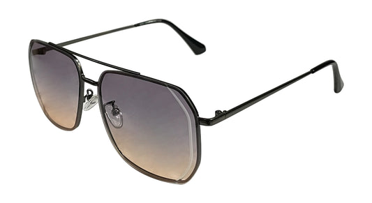 Purple and Brown Gradient Square Sunglasses