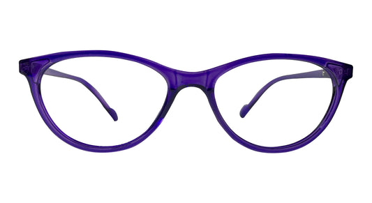 Violet Oval Eyeglasses