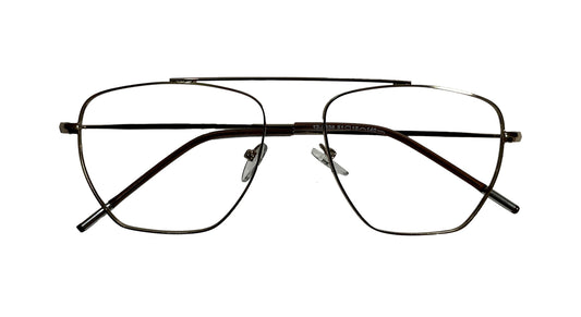 Upper Bridge Square Eyeglasses