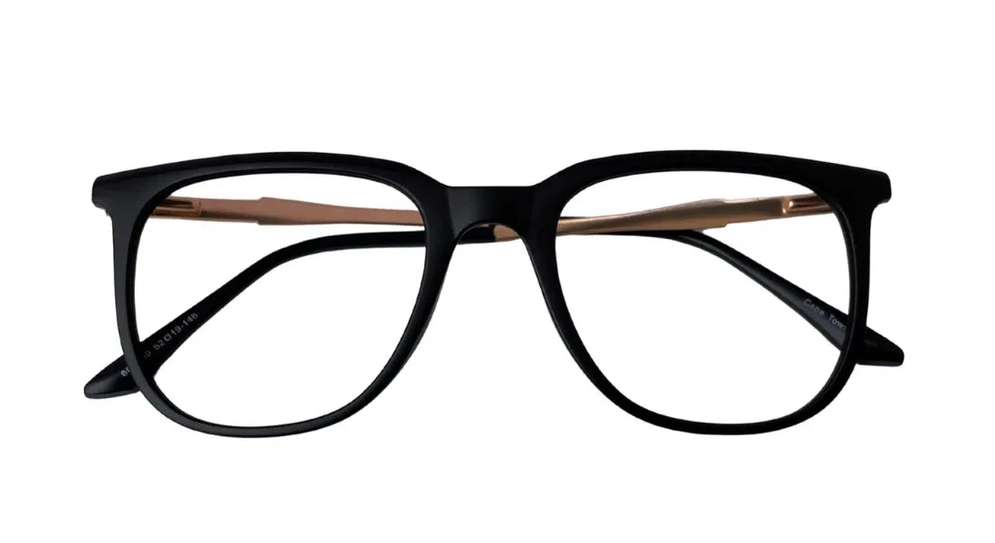 Classic Unisex Havana And Golden Eyeglasses - Bombay Optical
