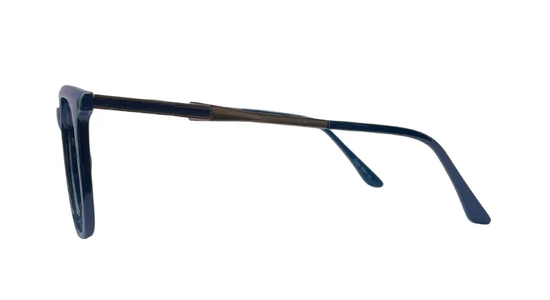 Classic Unisex Blue Eyeglasses - Bombay Optical