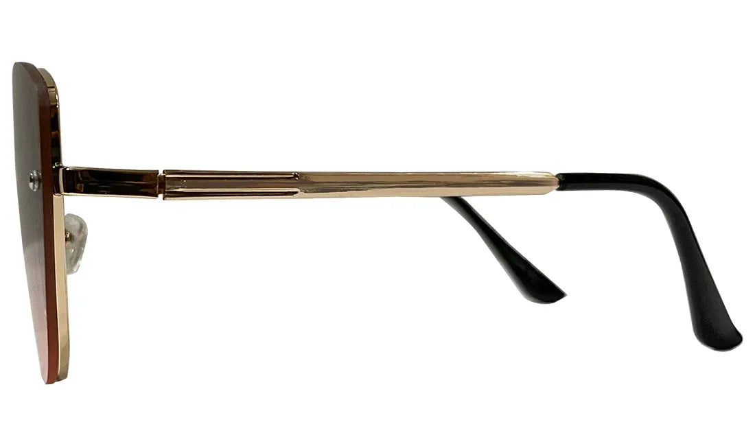 Black And Orange Gradient Cateye Women Sunglasses - Bombay Optical