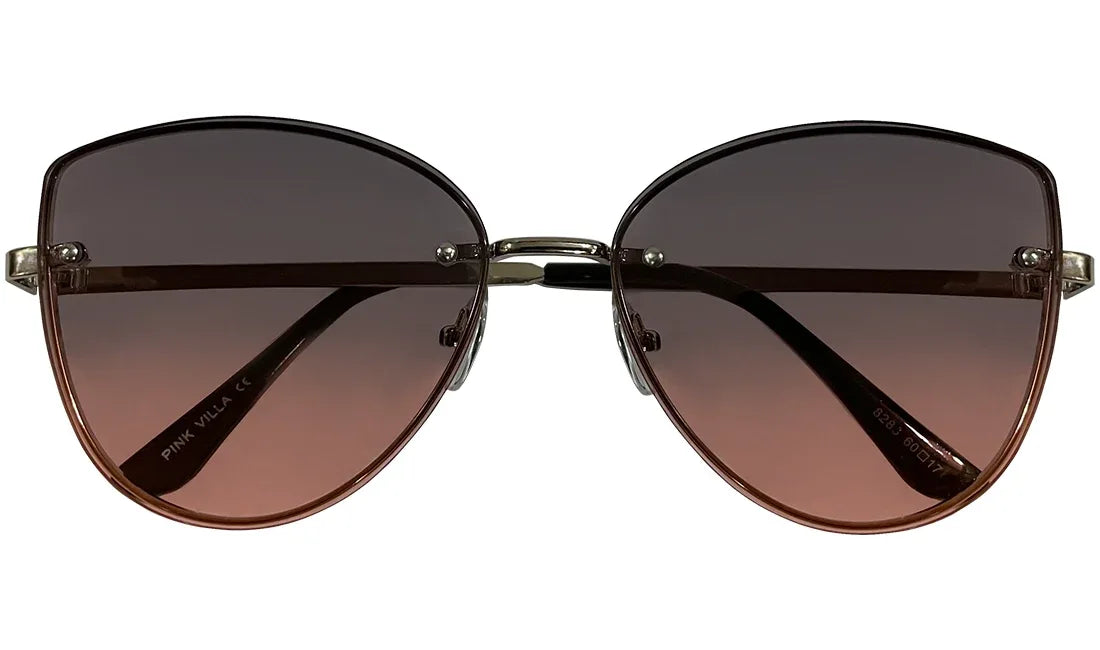 Black And Orange Gradient Cateye Women Sunglasses - Bombay Optical